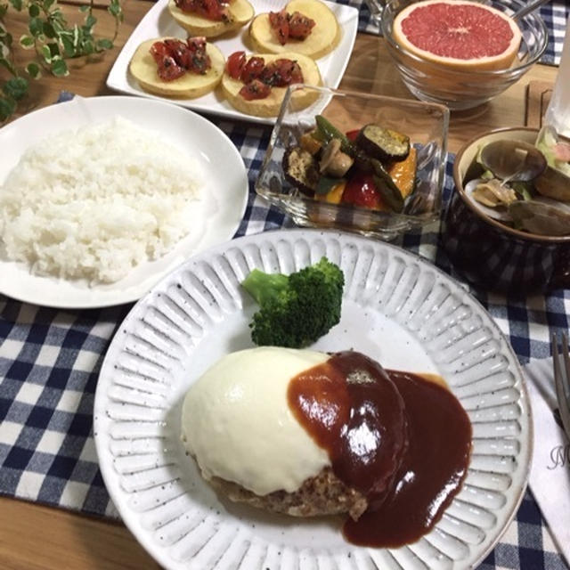 疲れていてもめっちゃ食べるのが早かった、試合後の晩ごはん。