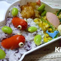 キャラ弁**スイスイ金魚ちゃん