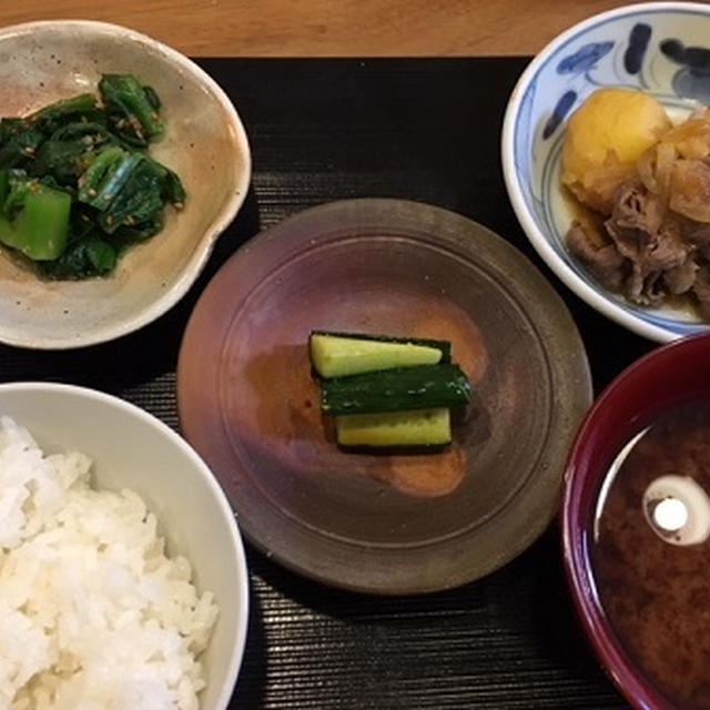 肉じゃが定食と長～い一日