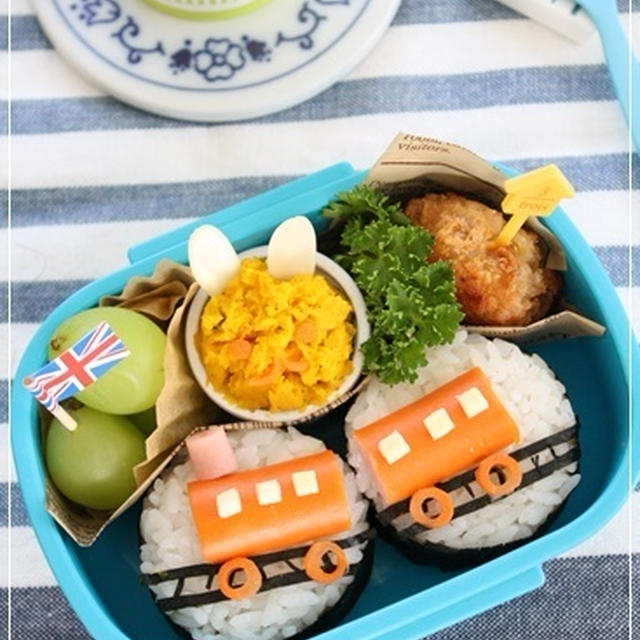 汽車ぽっぽウインナー弁当