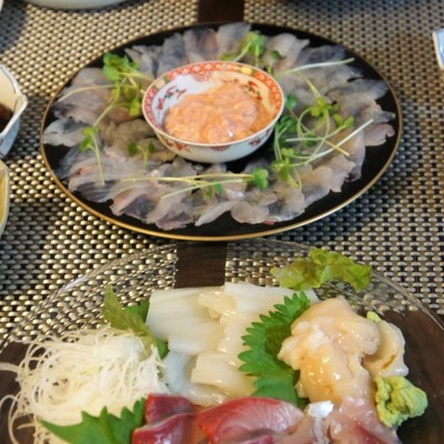 お客様をお招きしての夕食