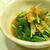【うちレシピ】電子レンジで★水菜と揚げの煮びたし