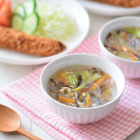【岐阜クッキングアンバサダー】鶏ひき肉ときくらげの春雨スープ♡飛騨きくらげで作る中華風スープ♪