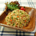 クミン香る☆彩り具材たっぷり♪スパイシーチャーハン　 Spicy fried rice with caraway seed　-Recipe No.1480-