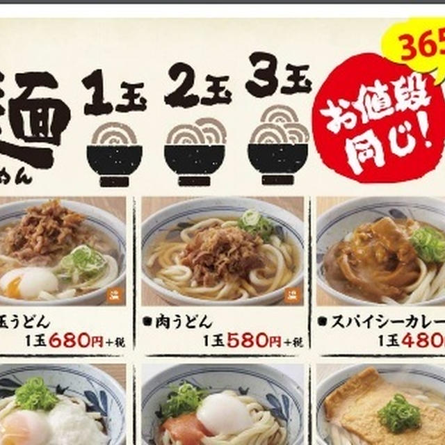 中高生の夏休み★香の川製麺が３玉まで同じ値段でお得！！