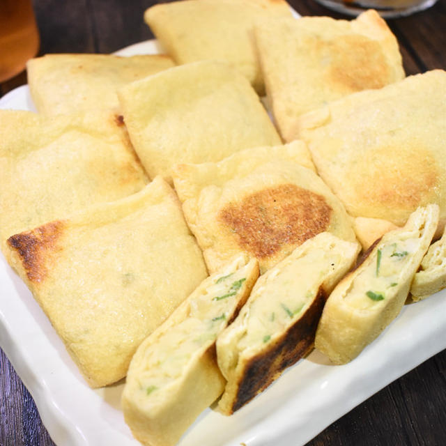 セロリが決め手♪ポテサラ巾着