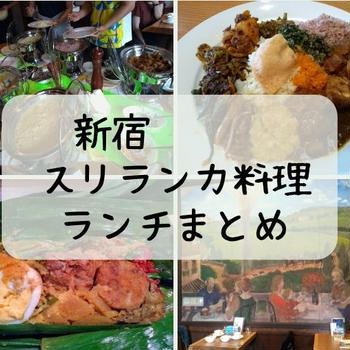 グルメが注目！新宿のおいしい人気のスリランカ料理ランチ-地元民おすすめの昼ごはん
