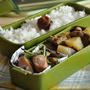 【簡単10分弁当】家計お助け！節約食材豆苗とウインナーのソテー弁当