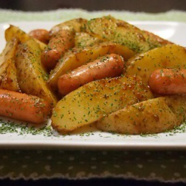 フライパンで簡単！ポテトの旨炒め蒸し焼き