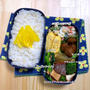 押し麦ごはんで満腹感アップ♪主人弁当【シイタケとキャベツの炒め生酢】