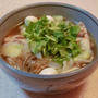 鶏肉と茸の和風餡かけうどん