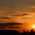 ビュー福島潟の夕日