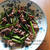 牛肉とにんにくの芽の炒め物