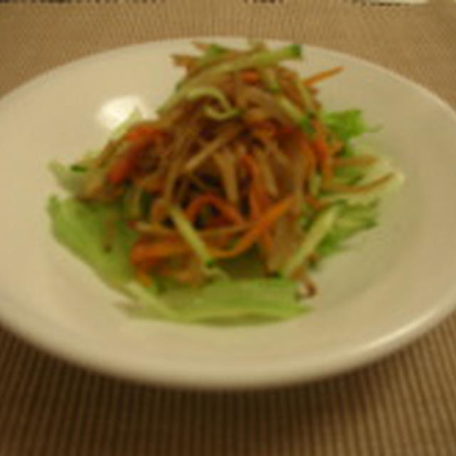 ごぼうの中華サラダ