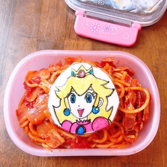 ピーチ姫弁当です！！