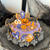 今までで1番良い感じにできたハロウィンケーキ🎃　シフォンケーキしぼんだけど…