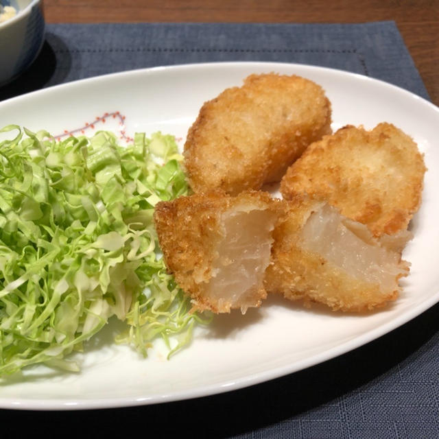 昨日の風呂吹き大根をフライに