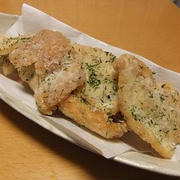 鶏胸肉の薄揚げのり塩