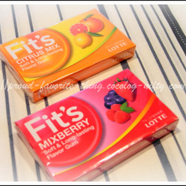 ロッテの新食感ガム『Fits(フィッツ)』