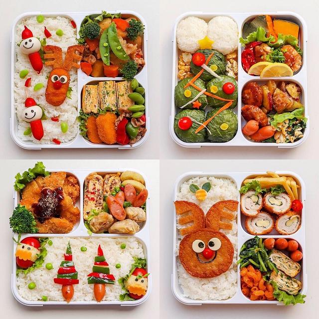 フードマン弁当箱でクリスマス弁当