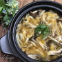 きのこのあんかけうどん