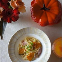 【ハロウィンレシピ】簡単かぼちゃのカルボナーラ