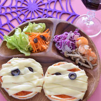 ハロウィンに食べたい！？ミイラのイングリッシュマフィン♪