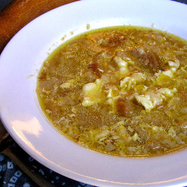義理ハハ流♪スペイン風にんにくのスープ
