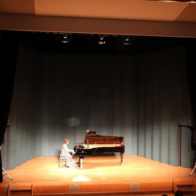 ピアノの発表会。