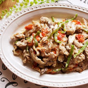 レンジで７分＊めちゃ旨！豚肉とトマトの味噌チーズ蒸し【連載更新】＊あの人の年齢