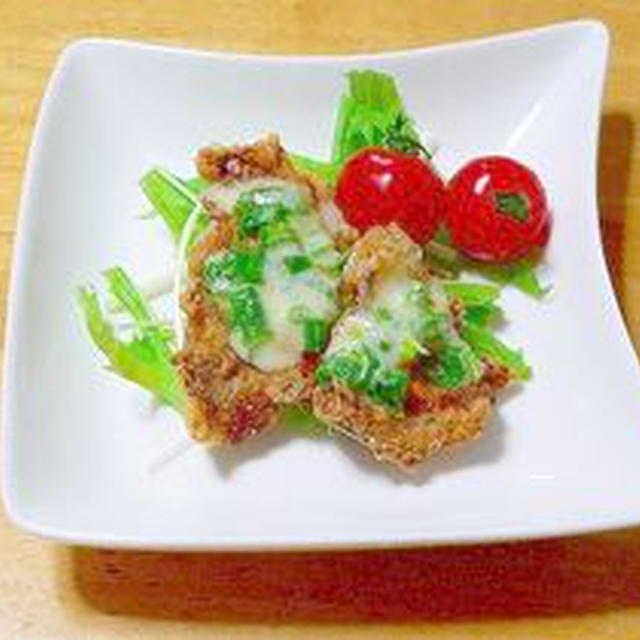 コッパグレ（メジナ）のネギ味噌チーズ焼き