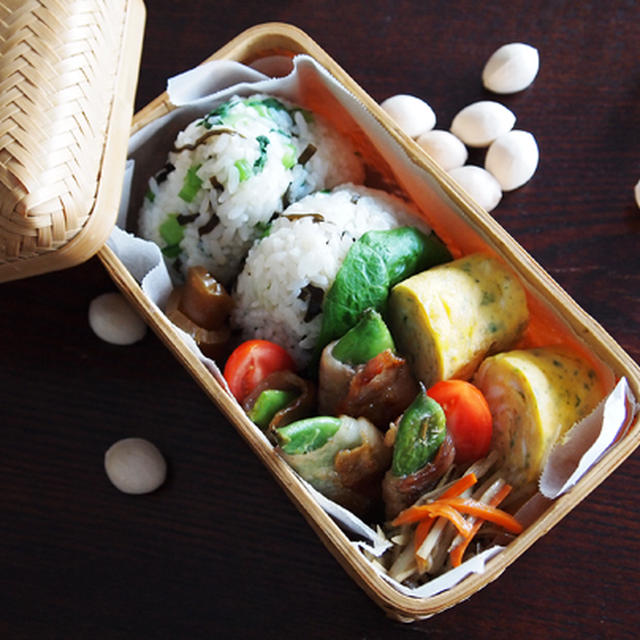 モロッコいんげん肉巻きまき・・お弁当＆今日のごはん♪