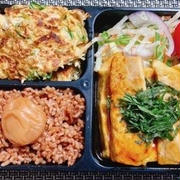豆腐ステーキ・台湾風玉子焼き弁当・ホットプレートでパエリア弁当・ストロベリームーン