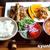 ご飯に合う！豆腐ステーキきのこソースがけ定食