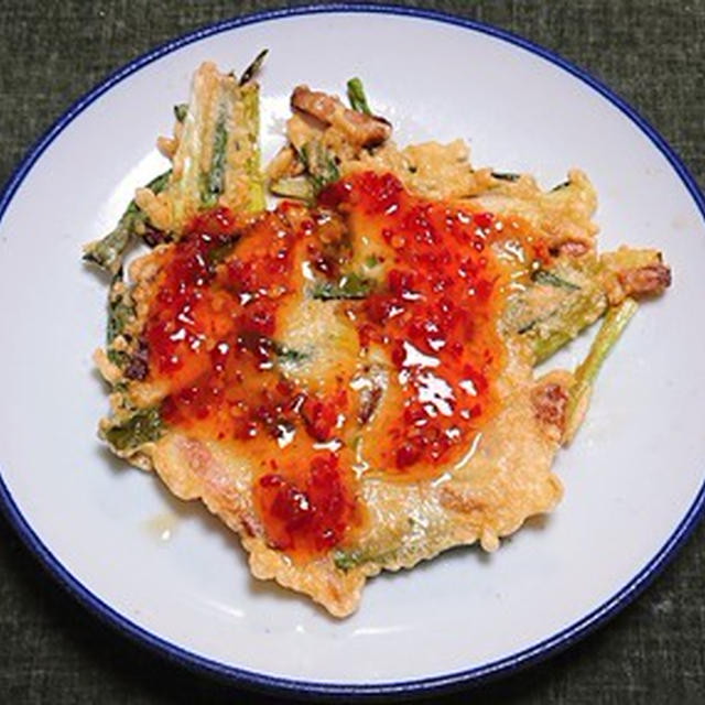 バッター液の残りで ネギと焼豚のチヂミ風 By 仁平さん レシピブログ 料理ブログのレシピ満載