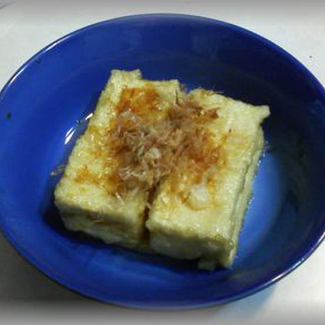 厚揚げ豆腐とニンジンとわかめの甘酢和え