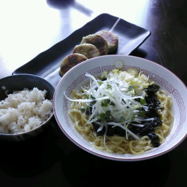 今日の昼ごはん☆塩ラーメン