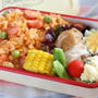 トマトライスの簡単弁当／スロークッカーで温泉卵を作る実験