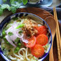 塩揉み白菜うどん～カニステルのプリン