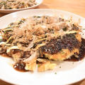 春のお好み焼き　菜の花とキャベツの豚玉　～パパッとパパ料理　～