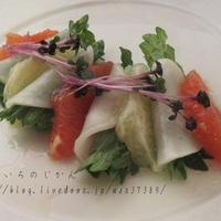ゆずドレで真鯛のカブ巻きとグレープフルーツのサラダ☆モニターレシピ