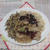 豚もも肉のミニステーキ＋ぶなしめじのアヒージョ炒め