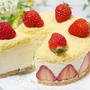 いちごのホワイトチョコムースケーキ