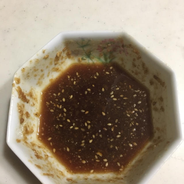 手作りの焼き肉のタレ！