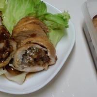 ポン酢で作る鶏チャーシュー（餃子風）