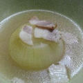 【減圧鍋：ロップ・タック】　まるごと新玉ねぎのスープ