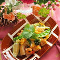 シーフードと野菜のエスニック炒め