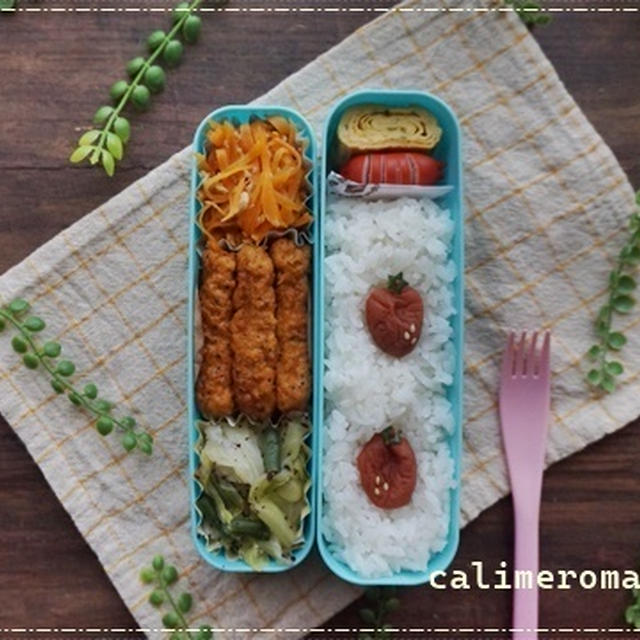 【娘のオベントウ】　いちごのお弁当