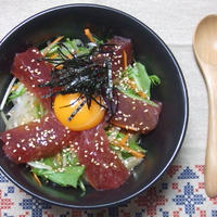 まぐろの生姜ドレ漬け丼