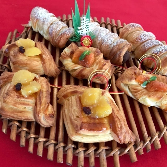 新春デニッシュ♡焼き初め